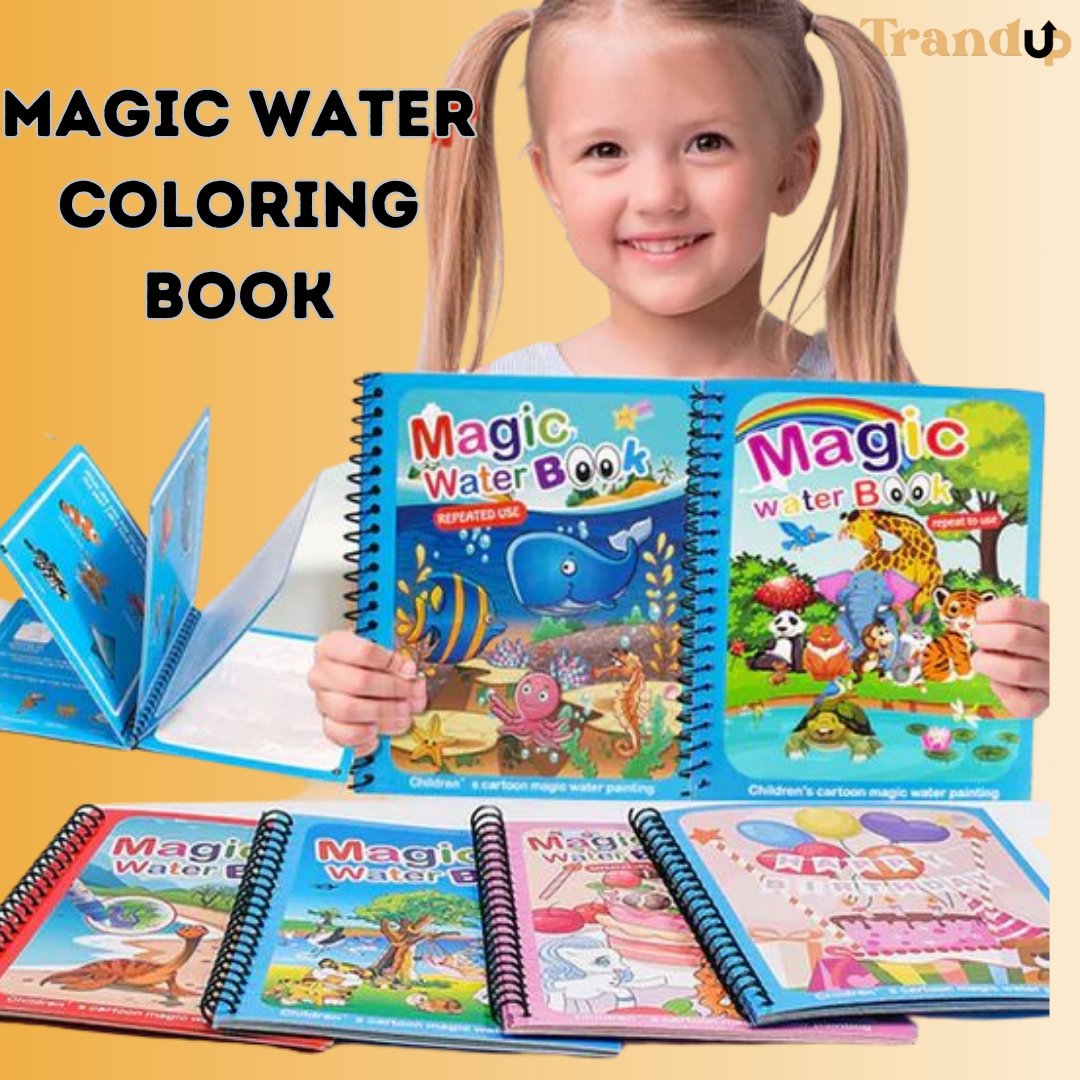 🎁 Magic Water Coloring Book (100% off) - Trandup