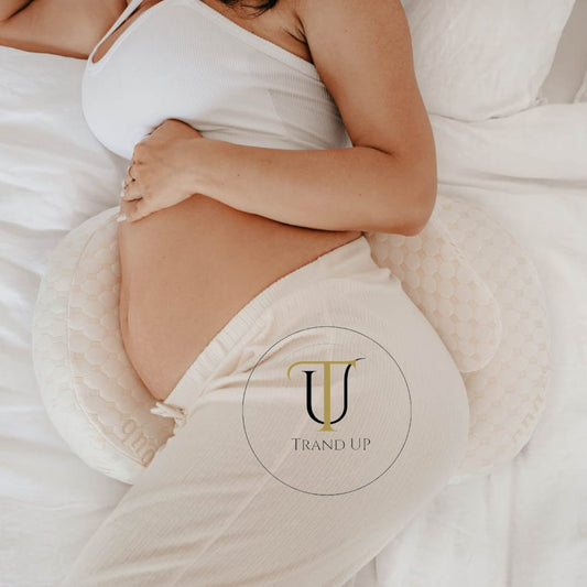 U - Shape Pregnancy Pillow – Bamboo Fiber Cotton - Trandup